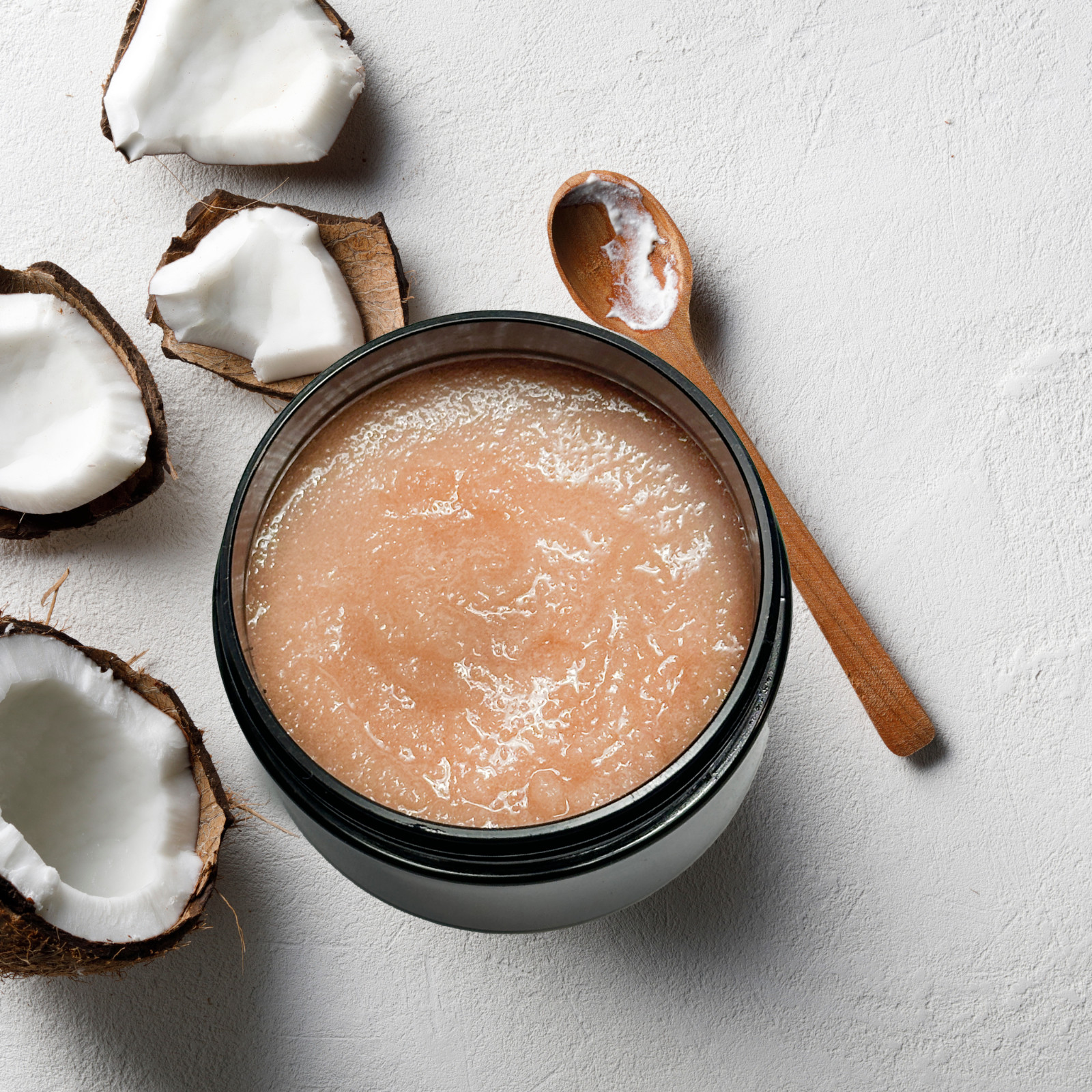 Coconut Cream Whipped Shea Sugar Scrub Cocoa Butter Vitamin E | 5 oz