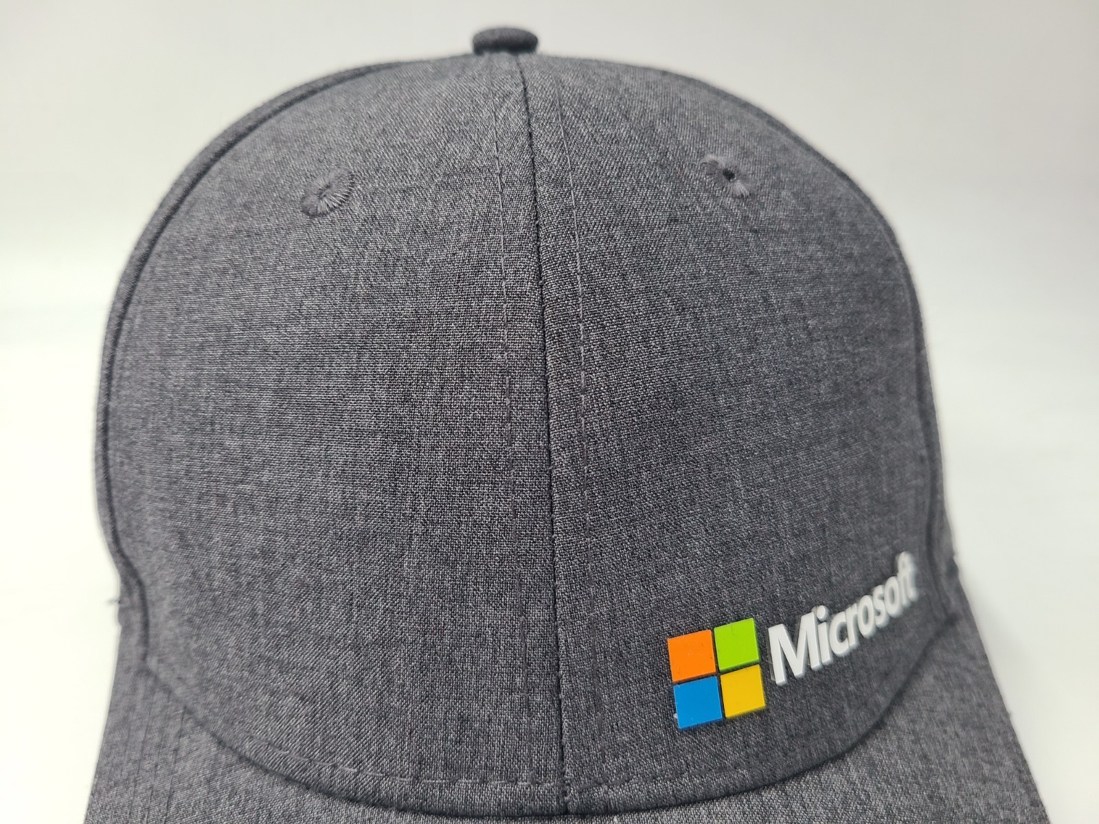 Microsoft Logo Strapback Adjustable Hat Cap Polye… - image 4