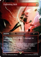 1x Lightning Bolt (1743) - Foil NM-Mint, English Secret Lair MTG Magic