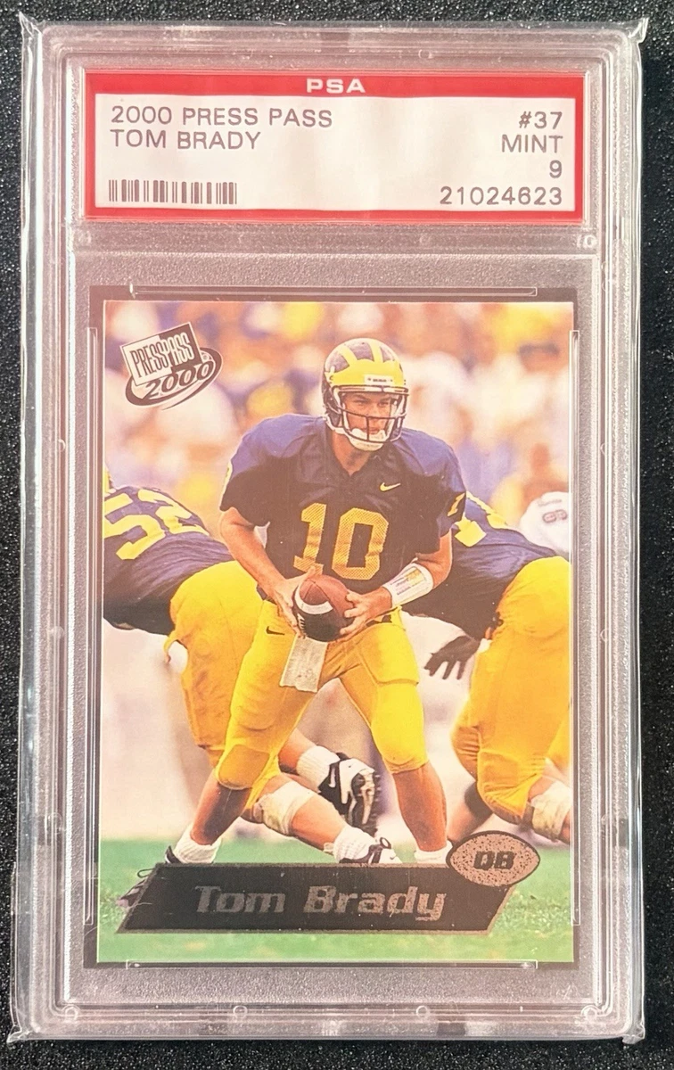 Tom Brady Football Grade 9 Rookie Sports Trading Cards