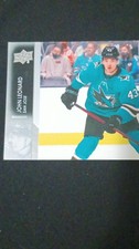 Upper Deck 2021-22 Series 2 John Leonard #396 San Jose Sharks Ice Hockey Card