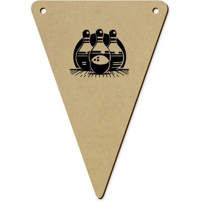 5 Wimpel/Fahnen ''Bowling Ball & Kegel'' 140 mm (BN00083776)