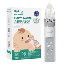 GROWNSY Nasal Aspirator for Baby, Electric Baby Nose Sucker with Larger Suction!