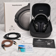 beyerdynamic T5 3rd Gen Tesla Headphones 4.4mm Balanced Cable Case Original Box