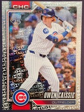 2026 Topps Series 1 #233 Owen Caissie Spring Training AZ Cubs Rookie Card