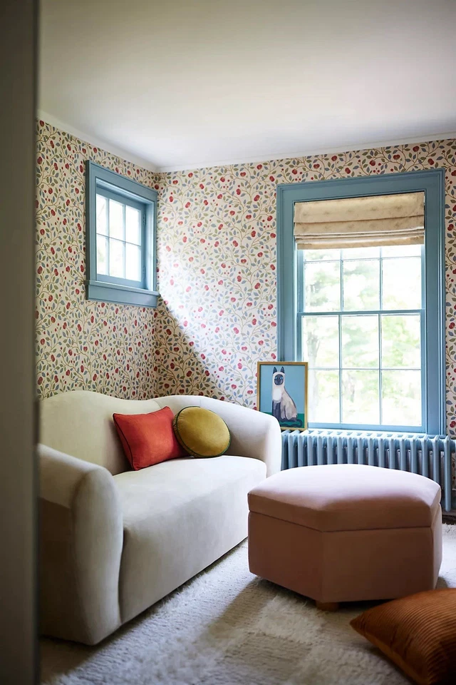 Papel pintado floral Anthropologie Medlar GP & J Baker floral botánico nuevo con etiquetas Foto 4 de 4