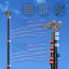 AplusChoice 30" Starlink Gen3 Telescopic Flagpole Mount Kit w/ Adapter Camping