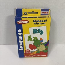 Playskool Flash Cards First Words PreK-K Language Skills 36 Cards