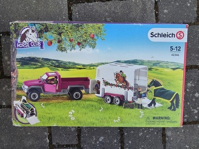 Schleich Horse Club Pick-Up Spielzeug mit Pferdeanhänger (42346)