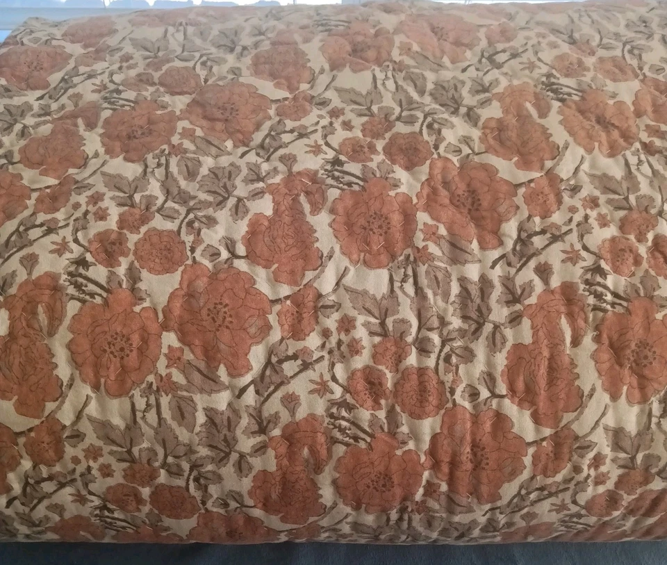 Pottery Barn маковое стеганое одеяло ручной работы King/CaliKing новое без ценников - Изображение 3 из 4