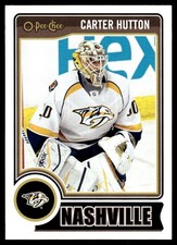 2014-15 O-Pee-Chee #213 Carter Hutton Nashville Predators Hockey Card
