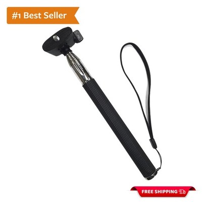 37 Inch Extendable Selfie Stick with 360° Rotation & Non-Slip Feet for Stability