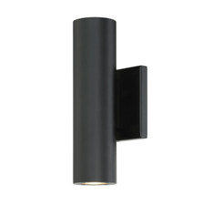 WAC Lighting WS-W36610-BK Caliber 10" Outdoor LED Wall Sconce   Black