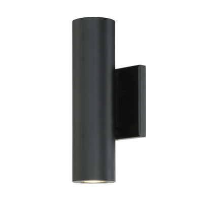 WAC Lighting WS-W36610-BK Caliber 10'' Outdoor LED Wall Sconce   Black