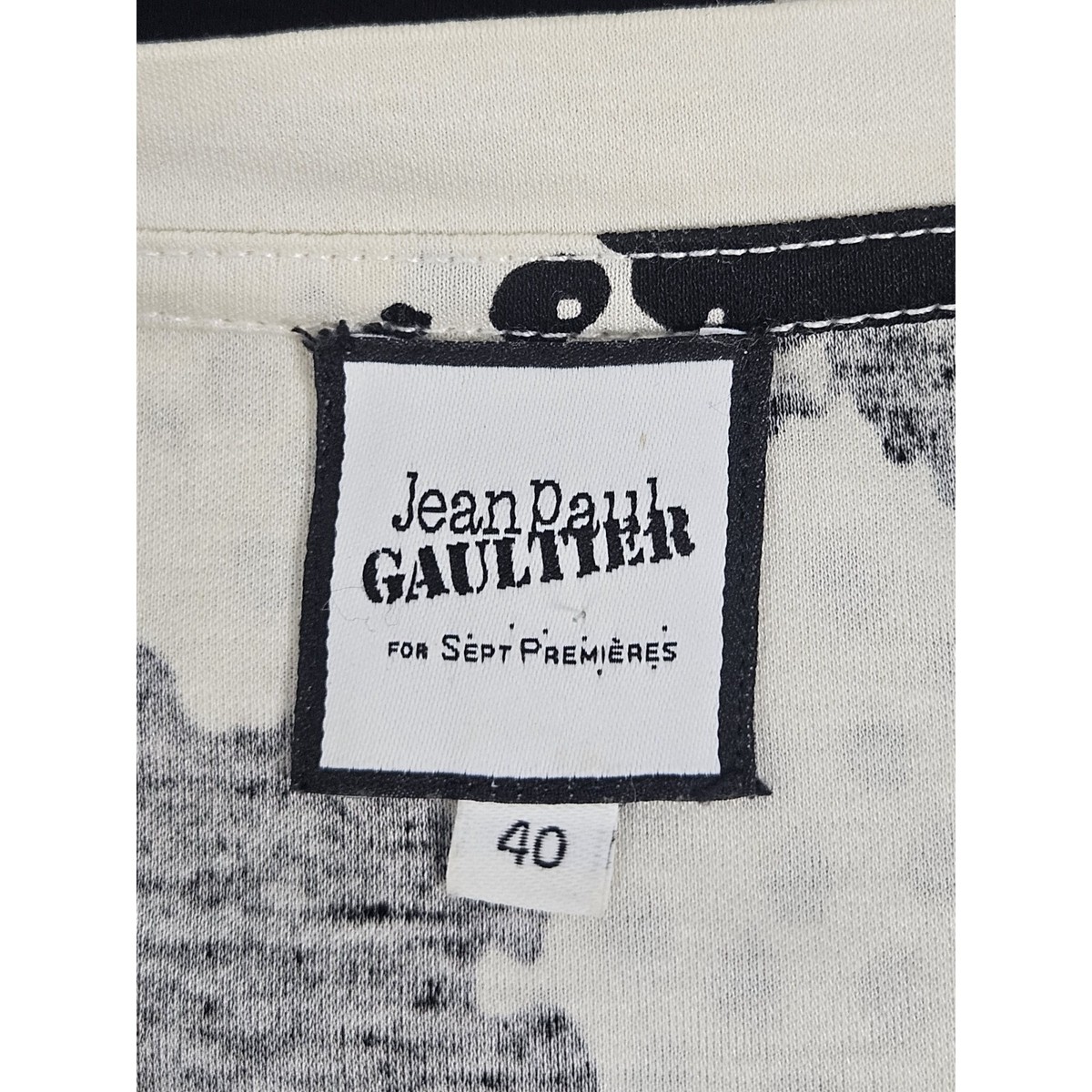 Jean Paul Gaultier for Sept. Premieres dots tee shirt | eBay