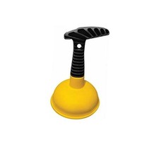 Sink Plunger, Easy to use Mini Plunger with Short Handle Yellow