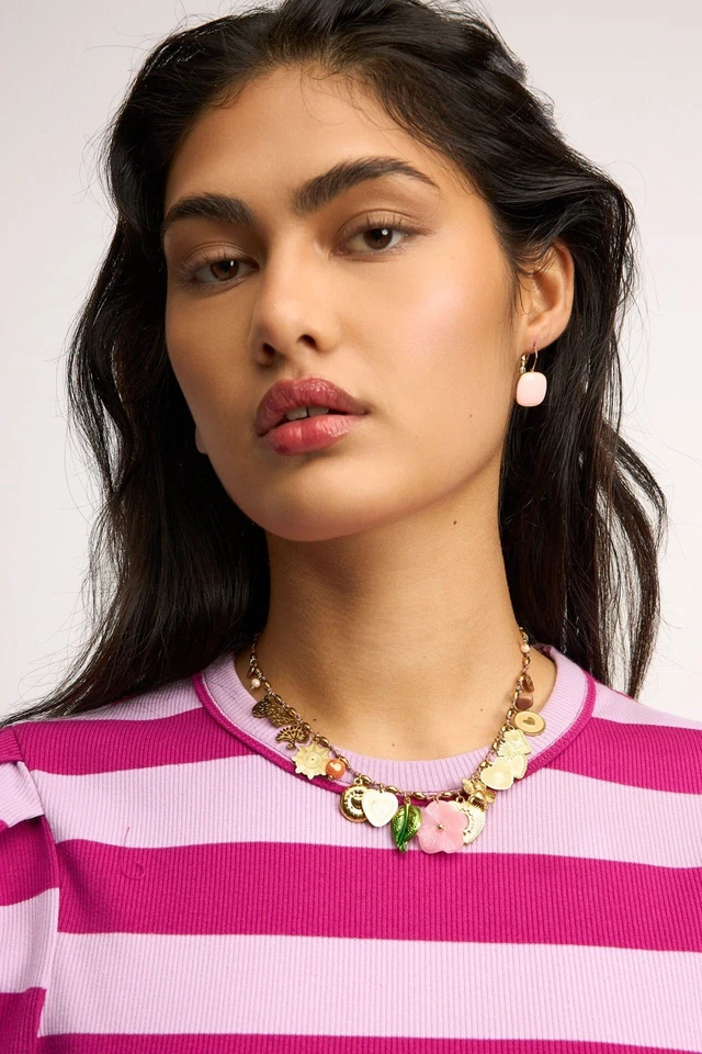 Brighteyes Charms Necklace 18K triple plated gold stainless steel Jewellery Bali - Image 2 of 4