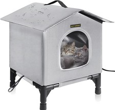 Rest-Eazzzy Cat House for Indoor and Outdoor Cats in Winter, Waterproof, Full...