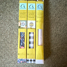 Crafter's Square Vinyl Paper Permanent Permanent Vinyl Roll Assorted Designs 3