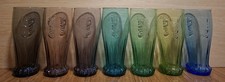 McDonald's Coca Cola Glasses 2011 Complete Set of 6 + 1 Extra Colour