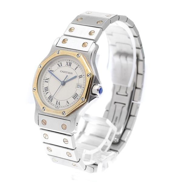 CARTIER SANTOS OCTAGONAL LM W2001583 Stainless