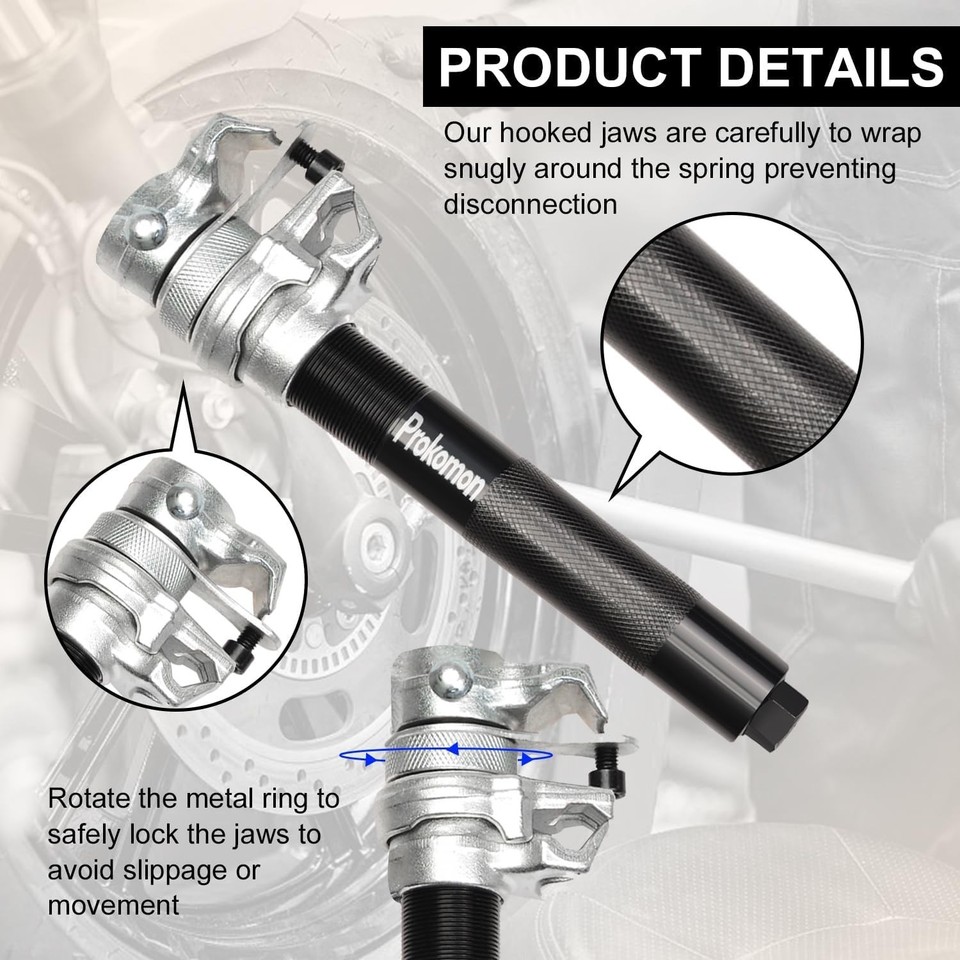 Spring Struts 2 Pcs Coil Spring Compressor Tool - Heavy Duty Macpherson Strut Spring ...
