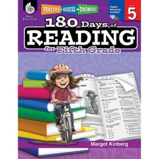 180 Days of Reading: Grade 5 - Daily Reading Workbook for Classroom and Home...
