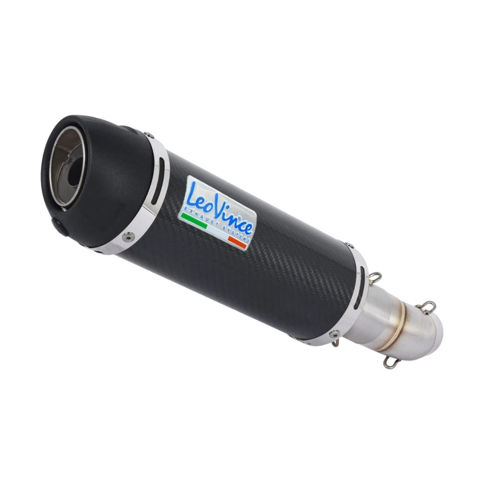 Tubo medio de escape silenciador de carbono para Ducati Monster 696 795 796 1100 2010-2014 Foto 2 de 4