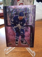 2025-26 Upper Deck Series 2 Auston Matthews HOLIDAY PURPLE Dazzlers SSP DZ-87