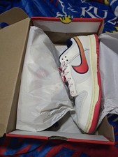 Nike Mens Dunk Low Retro SE Lettering Pale Iv...