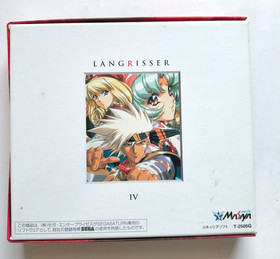 SS Langrisser 4 w/Art Book SEGA SATURN Satoshi Urushihara Japan Game