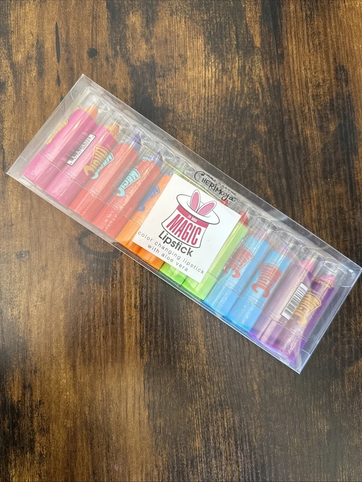 12 PCS Cherimoya Changing Magic Lipstick Lasting Colors Aloe Vera US SELLER - Image 4 of 4