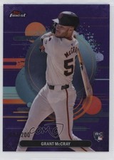 2025 Topps Finest Uncommon Purple Refractor /200 Grant McCray #130 1oo0