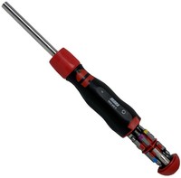 WüRth Ratschen-Magazin-Schraubendreher | Magnet. Bithalter | 12 Bits | 2K Griff