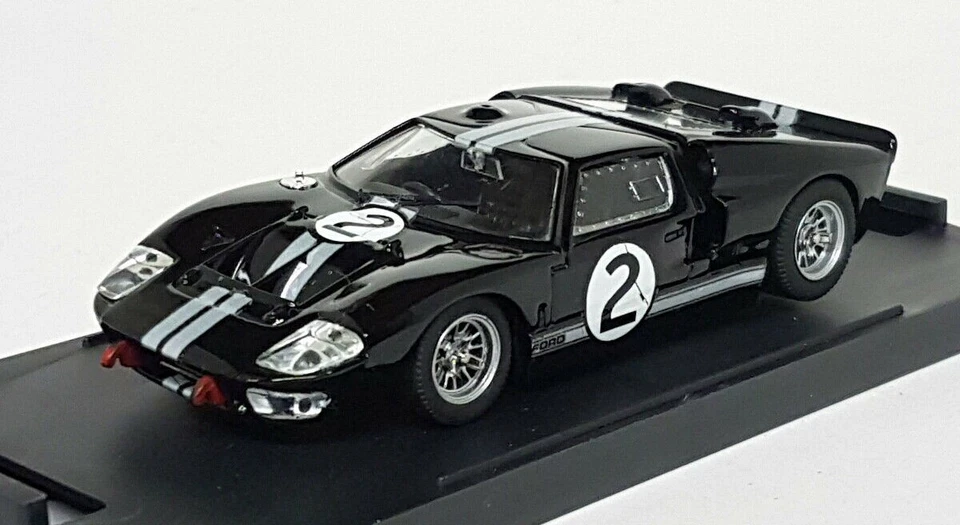 Coche modelo Bang 1/43 - 7081 Ford GT40 MK2 Le Mans 1966 negro fundido a presión Foto 3 de 4
