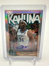 Oscar Tshiebwe 2022-23 Bowman University Chrome Big Kahuna Auto Card /150