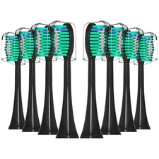 Replacement Toothbrush Heads Compatible with Adults AquaSonic Black Series El...