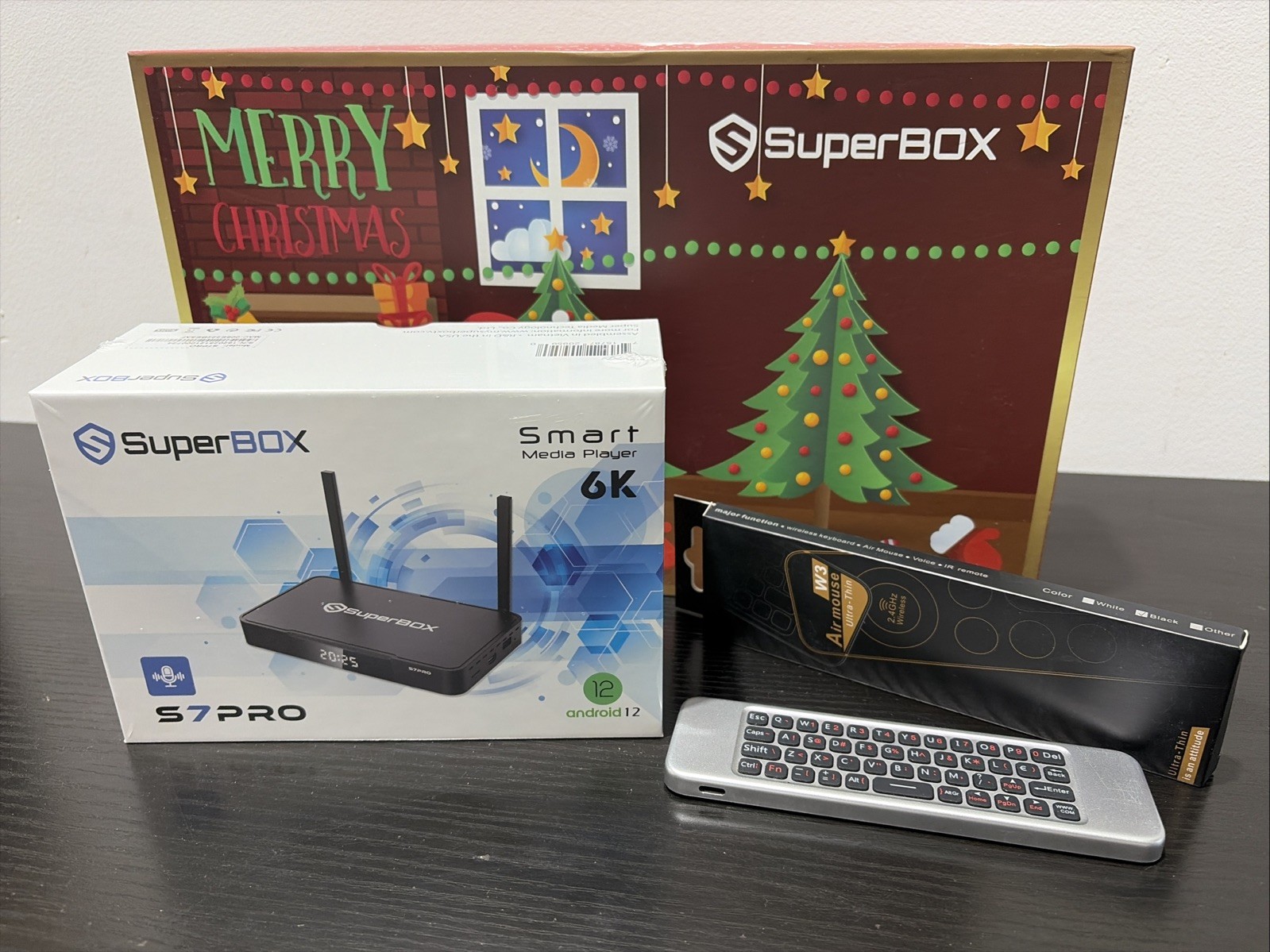 New 2027 superbox s7 pro smart media tv! Android apple style remote! Bundle deal