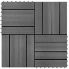 Composite Decking Tiles 30x30 cm 2 sqm WPC Teak Colour 22 pcs