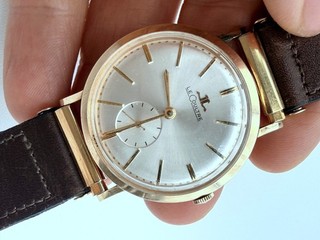 Jaeger LeCoultre anni 60 QUADRANTE ORIGINALE PULITO cassa oro carica manuale FUNZIONANTE