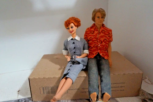 I LOVE LUCY AND A KEN DOLL