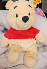 Steiff Disney Winnie The Pooh Plush Doll Soft Toy 12  Disney Originals Germany
