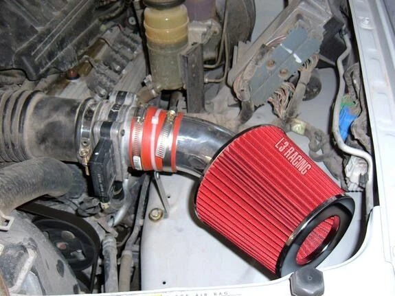 Kit de admisión de aire BCP RW ROJO 1997-2003 Rodeo Amigo Axiom 2,2 L + filtro Foto 2 de 2