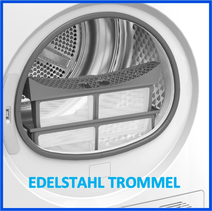 GRUNDIG Wäschetrockner Trockner Frontlader GT55924F14 Wärmepumpentrockner 9 kg - Bild 3 von 4