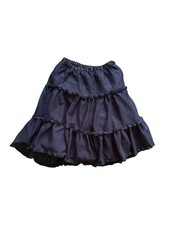 Girls Hanna Anderson Black Ruffle Skirt Size 120