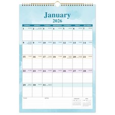 2026 Calendar - 2026 Wall Calendar, Jan 2026 - Dec 2026, 2026 Wall Calendar 12
