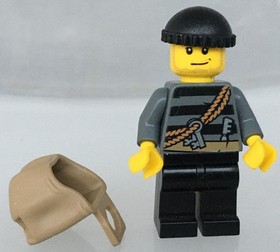 LEGO&reg; - Minifigure City Prisoner Criminal from 40110 Coin Bank - cty501 cty0501