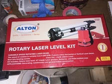 Alton 13221 Professional Multi-Beam & Rotary Laser Level Kit in Case