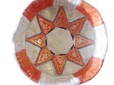 Moroccan Leather Pouf Ottoman Footstool