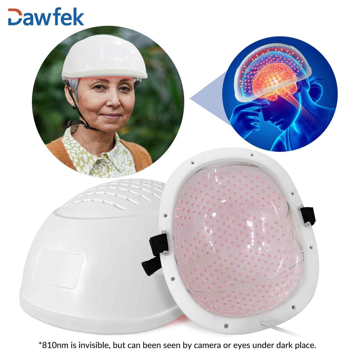 15W Laser Therapy for Major depression Helmet 810nm NIR Light